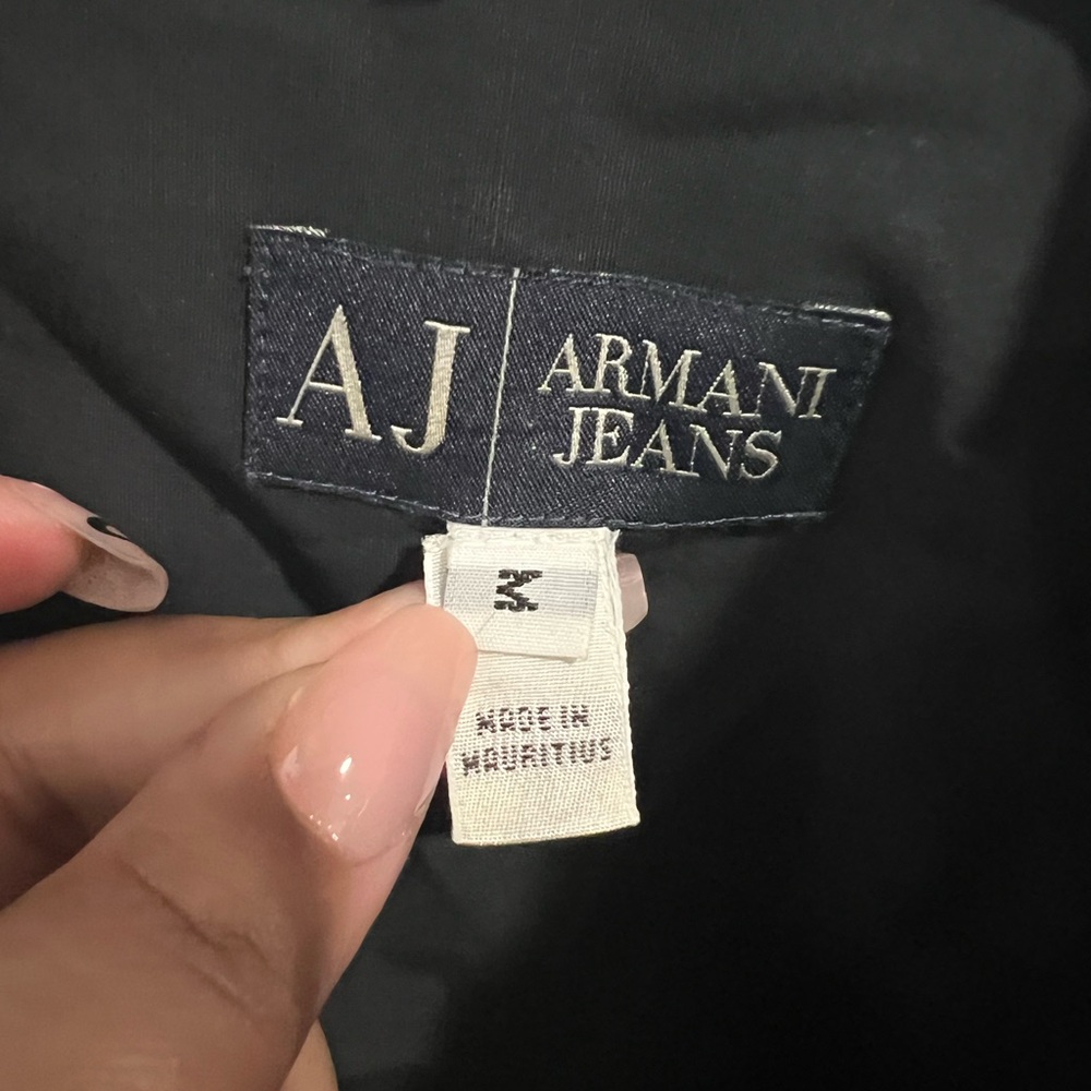 Armani Jeans Men’s Black Shirt Button Up Shirt - Picture 4 of 6